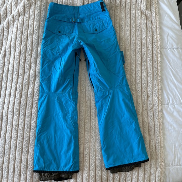 Orage Electric Blue Cargo Snow Pants | Womens Adult Ski Snowboard Pant Y2K - Picture 5 of 16